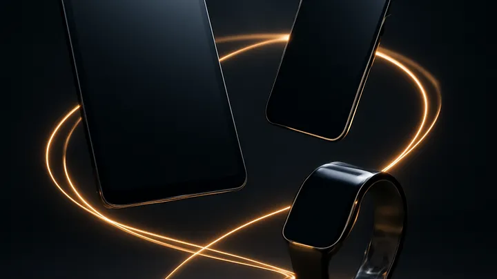 366BD COM - Multiple devices floating in harmony 366BD COM Multiple devices floating in harmony